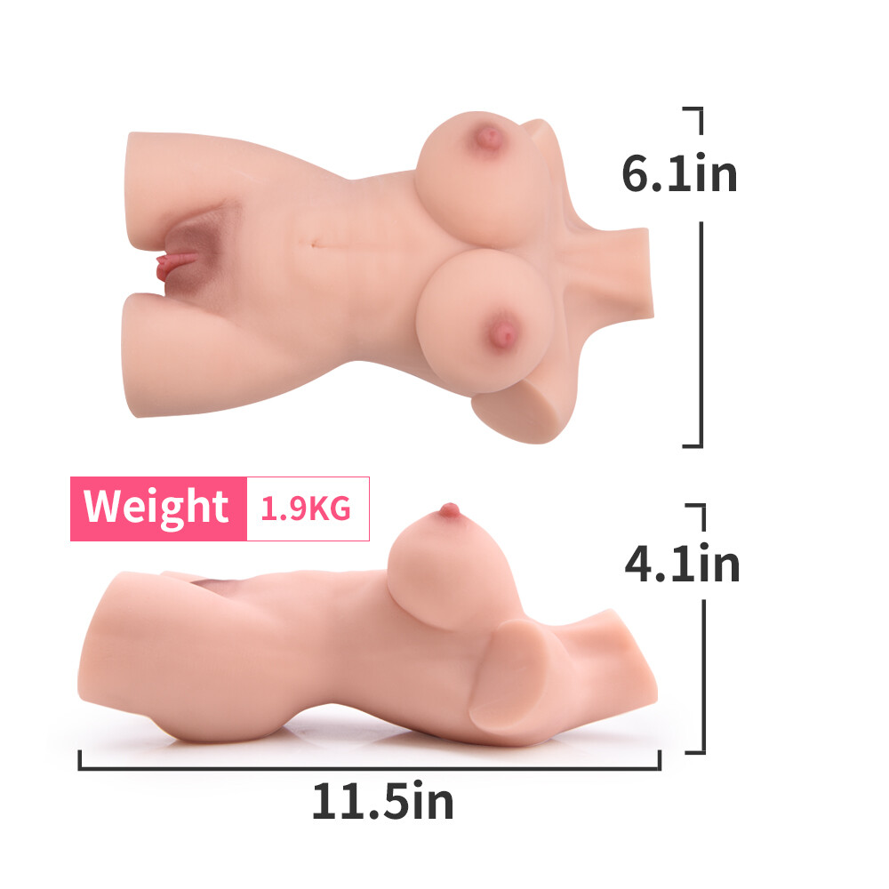 3d Mini Bambole Masturbatori Con Vagina E Anale, Seno In Silicone Realistico Per Uomini - Piacere Sessuale