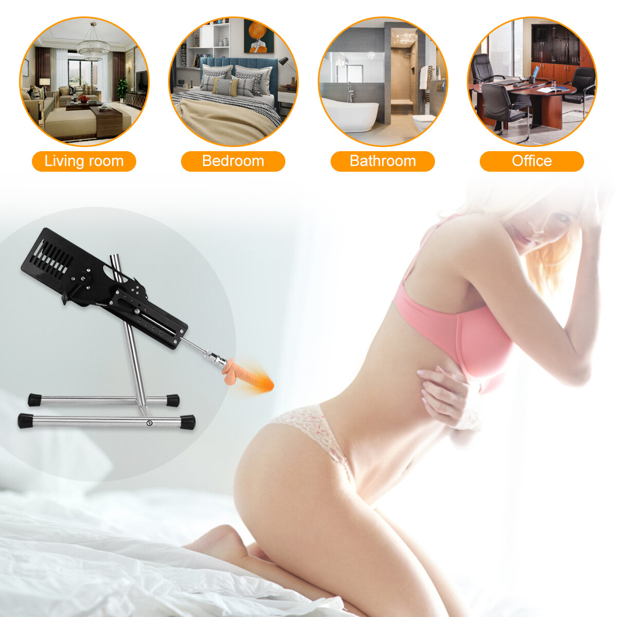 6 Speed Smart Remote Control Sex Machine Con 4 Pcs Grandi Dildi Per Donne