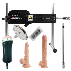 Premium Sex Machine, Giocattoli Sessuali Per Adulti Con 5 Accessori E Attacco Rapido Ad Aria, Macchine Automatiche Di Penetrazione Per Donne E Uomini